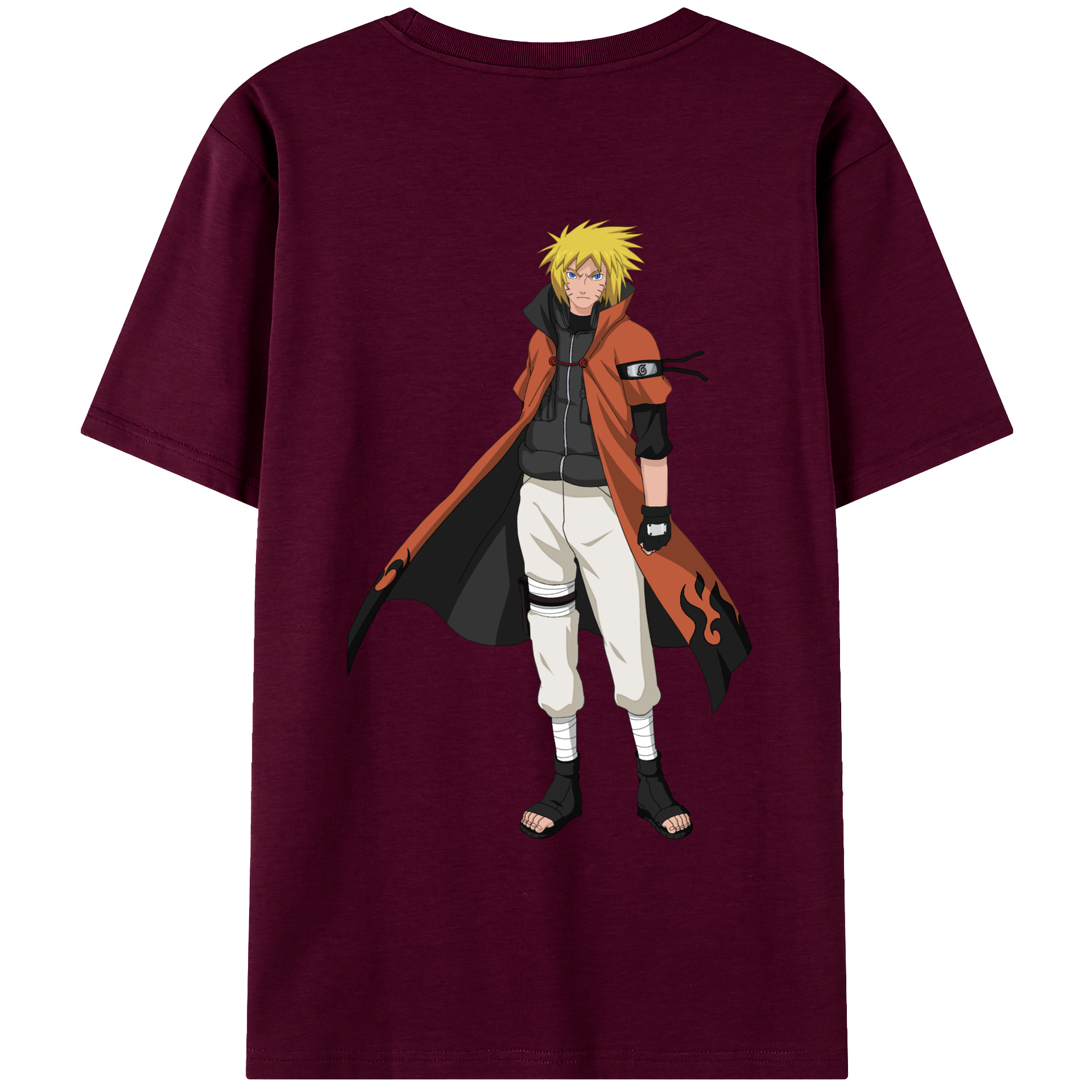 （画像用） NARUTO -ナルト- うずまき ナルト Uzumaki Naruto レディース半袖Tシャツ(バックプリント)
